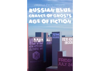 Russian Blue + Chance Of Ghosts + Age Of Fiction poster