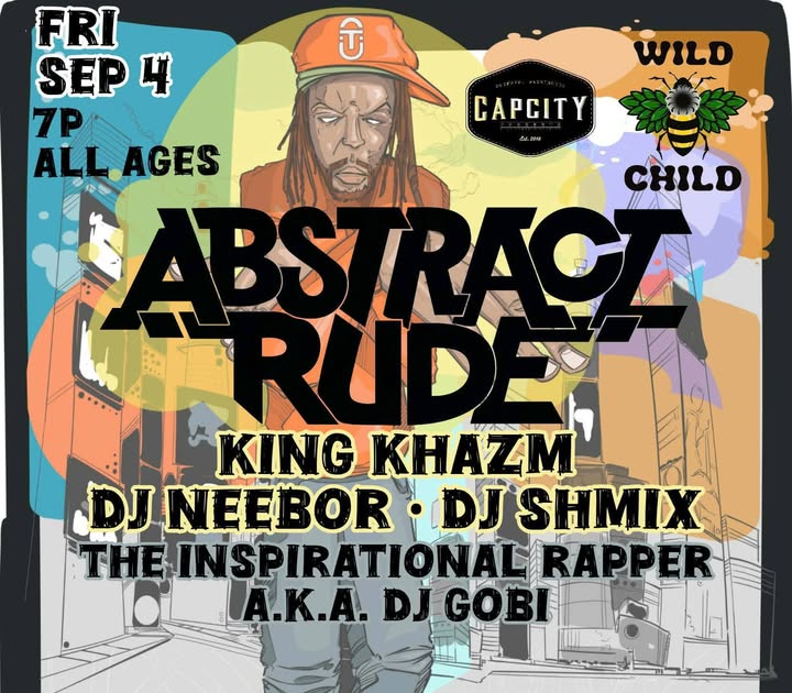 Abstract Rude + King Khazm + The Inspirational Rapper poster